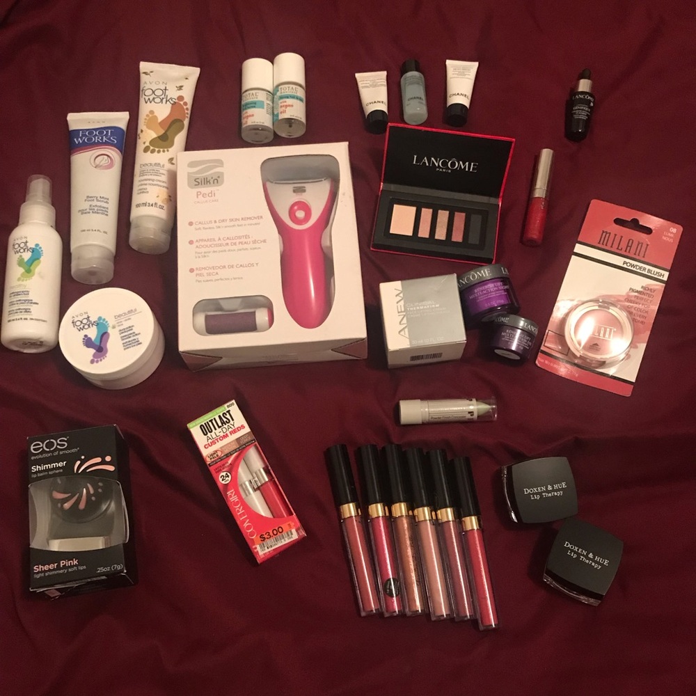 Chanel, Lancôme, EOS Makeup Sampler & Foot Lot